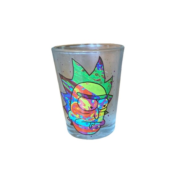Rick And Morty 1.5oz Glassware Set - 4 Shot Glasses - Picture 4 of 6